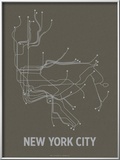 New York City (Charcoal Brown & Silver)
