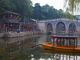 Suzhou Market Street at the Summer Palace Or Yihe Yuan  Bejing  China  Asia