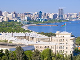 View Over Baku Bay  Baku  Azerbaijan  Central Asia  Asia