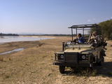 Game Spotting on Safari  South Luangwa National Park  Zambia  Africa