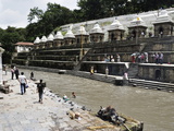 Bagmati River  Pashupatinath Temple  Kathmandu  Bagmati  Central Region  Nepal  Asia