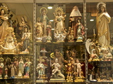 Shop Window of a Religious Articles Shop With Virgins  Angels  and Christ For Sale  Seville