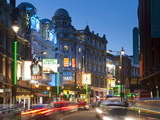 Theatreland in the Evening  Shaftesbury Avenue  London  England  United Kingdom  Europe