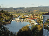 View of Launceston and River Tamar  Tasmania  Australia  Pacific