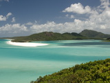 Whitehaven Beach and Hill Inlet  Whitsunday Island  Queensland  Australia  Pacific