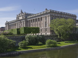 Museum and Parliament Building  Stockholm  Sweden  Scandinavia  Europe