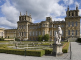 The Water Garden and Garden Wing  Blenheim Palace  Oxfordshire  England  United Kingdom  Europe
