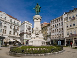 Central Square of Coimbra  Portugal  Europe