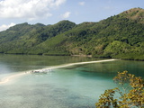 Vigan Island  the Snake Island Sand Spit  Bacuit Bay  Palawan  Philippines  Southeast Asia  Asia