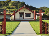 Marae  Torere  Bay of Plenty  North Island  New Zealand  Pacific