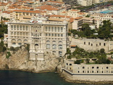 View From Helicopter of Oceanography Museum  Monaco  Cote D'Azur  Europe
