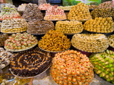 Sweets For Sale in the Souk of Meknes  Morocco  North Africa  Africa