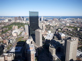 Aerial View of Boston From the Prudential Sky Walk  Boston  Massachusetts  New England  USA