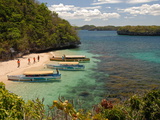 Clear Waters Between Limestone Islands  Hundred Islands  Lingayen Gulf  Philippines
