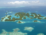 Seventy Islands (Ngerukewid Islands Wildlife Preserve)  Forest-Covered Limestone Rock  Palau