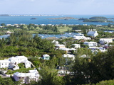 Looking Out Over Great Sound and Smaller Riddell's Bay  Bermuda  Central America