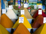 Colourful Spices in the Souk of the Coastal City of Essaouira  Morocco  North Africa  Africa