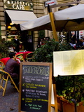 Street Cafe  Milan  Lombardy  Italy  Europe