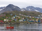 Fishing Boat  Ammassalik  Greenland  Arctic  Polar Regions