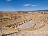 The Theatre at the Roman Ruins  Timgad  Algeria  North Africa  Africa