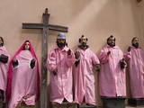 Statues of Saints Dressed in Indigenous Attire in the Catholic Church  Dating From 1571  Guatemala