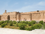 El Badi Palace  Marrakech  Morocco  North Africa  Africa