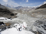 Ice Climbing in Chukhung Valley  Solu Khumbu Everest Region  Sagarmatha National Park  Himalayas