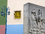 Monument to General Don Jose De Martin on El Caminito Street  La Boca District  Buenos Aires