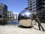 Stainless Steel Sculpture By Kevin Atherton  Clarence Dock  Leeds  West Yorkshire  England  Uk