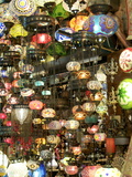 Lamps  Grand Bazaar  Istanbul  Turkey  Europe