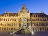 Baroque Brabo Fountain  Built in 1887  By Jef Lambeaux  Stadhuis (City Hall)  Flanders  Belgium