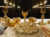 Eucharist in Notre Dame Cathedral  Paris  France  Europe