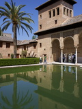 Ladies Tower  Partal Palace  Alhambra Palace  UNESCO World Heritage Site  Granada  Andalucia  Spain