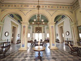 Interior of the Palacio Brunet  Houses Museo Romantico  Trinidad  Cuba  West Indies  Caribbean