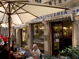 Cafe  Genoa Port  Liguria  Italy  Europe