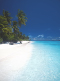 Desert Island  Baa Atoll  the Maldives  Indian Ocean  Asia