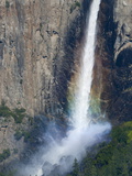 Bridesveil Falls With Rainbow  Yosemite National Park  California  USA