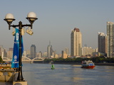 Riverscape  Guangzhou  Guangdong  China  Asia