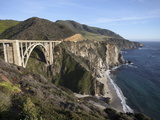 Bixby Bridge  Along Highway 1 North of Big Sur  California  United States of America  North America