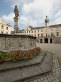 Palace of St Emmeram  Castle of Thurn and Taxis  Regensburg  Bavaria  Germany