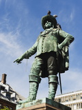 Statue of Christian Iv  Oslo  Norway  Scandinavia  Europe