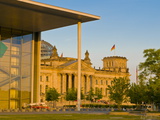 The Lobe House in Front of the Berlin Reichstag  German Parliament  Berlin  Germany  Europe