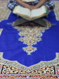 Muslim Man Reading the Quran in a Mosque  Ho Chi Minh City  Vietnam
