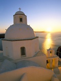 Fira  Island of Santorini (Thira)  Cyclades Islands  Aegean  Greek Islands  Greece  Europe