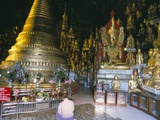 Buddha Statue Inside Pindaya Cave  Pindaya  Shan State  Myanmar (Burma)  Asia