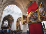 Canvas By Rubens in Onze Lieve Vrouwekathedraal  Antwerp  Flanders  Belgium  Europe