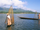 Fisherman  Inle Lake  Shan State  Myanmar (Burma)  Asia