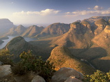 Blyde River Canyon and the Three Rondavels  Mpumalanga  South Africa  Africa