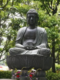 Meditating Buddha Statue  Tokyo  Japan  Asia