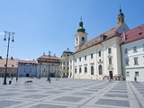 Piata Mare (Grand Square)  Sibiu  Romania  Europe